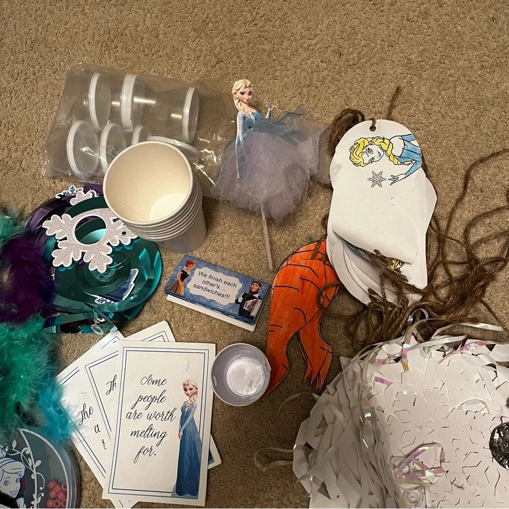 Frozen princess party in a box
